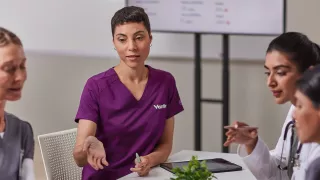 Healthcare Professionals talking