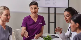 Healthcare Professionals talking